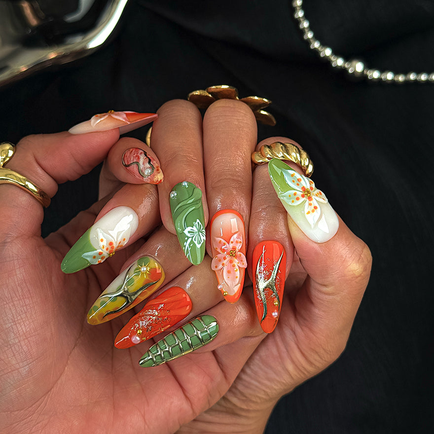 Tropical Flame Bloom