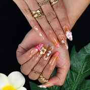 Tropical Nude Ruffle