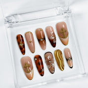 Tortoiseshell Amber Cross