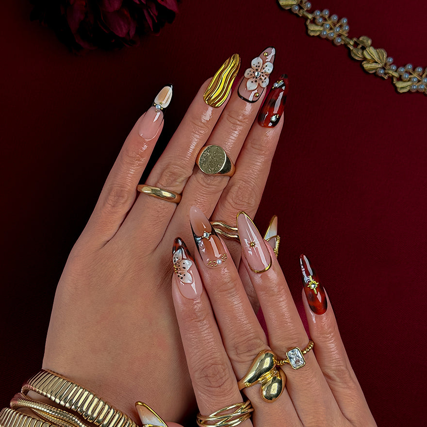 Tortoiseshell Amber Cross