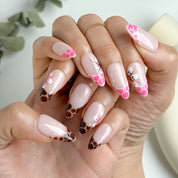 Blush Mocha Petal Tips