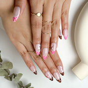 Blush Mocha Petal Tips