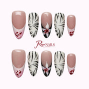 Blush Palm Heart ALME0035 almond medium press-on nails product view