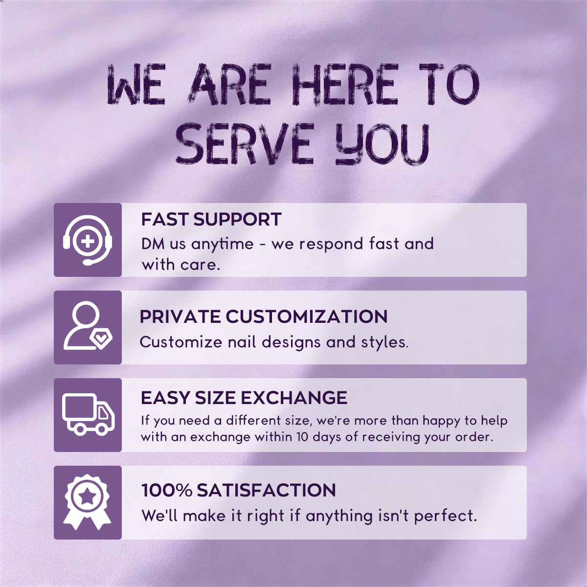 Reya Nails press-on nail kit and salon-quality manicure support