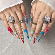 Prism Cove STLO0002 press-on nails hand model view 1