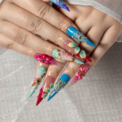 Prism Cove STLO0002 press-on nails hand model view 2
