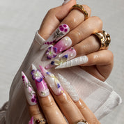 Orchid Mist STLO0006 press-on nails hand model view 1