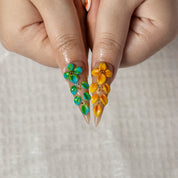 Island Petals STLO0008 press-on nails hand model scene view 3