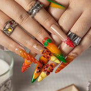 Mango Grove STLO0010 press-on nails hand model scene view 3