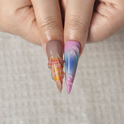 Candy Tropic STLO0017 press-on nails hand model scene view 3