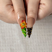 Golden Bazaar STLO0021 press-on nails hand model scene view 3