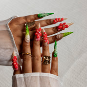 Scarlet Ivy STLO0040 press-on nails hand model scene view 1