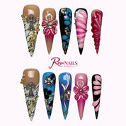 Cosmic Cross Bloom STLO0046 stiletto long press-on nails product view